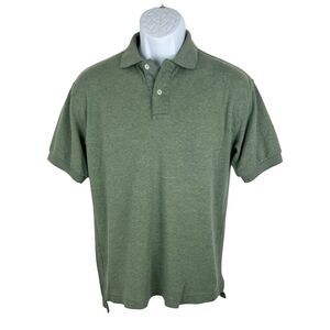 Cambridge Classics Polo Shirt Men Medium Green Short Sleeve Collared Tee